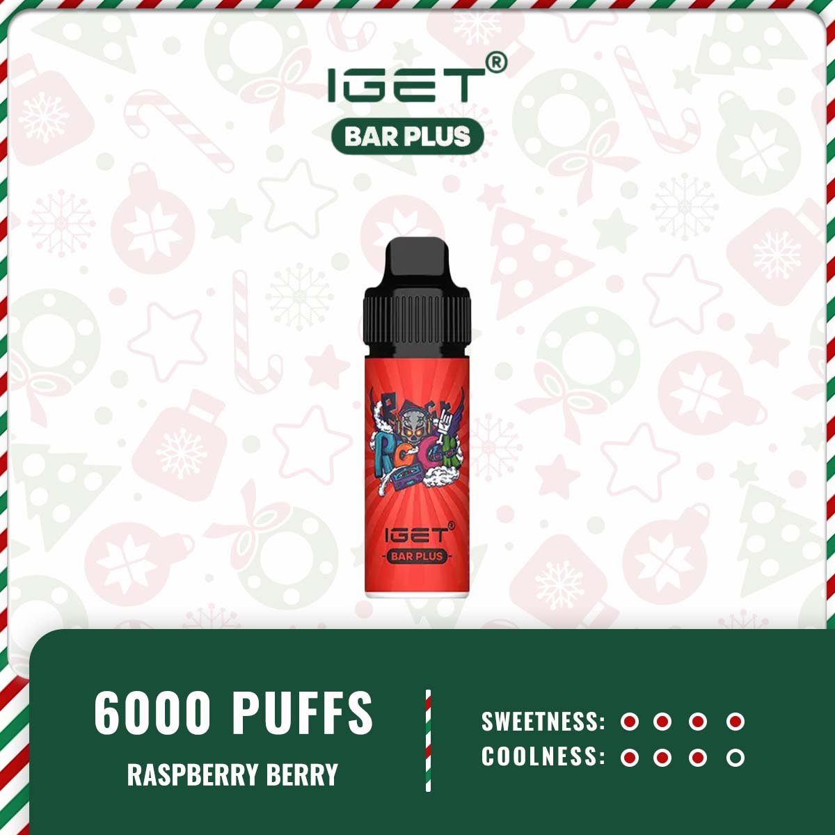 IGET BAR PLUS – RASPBERRY BERRY