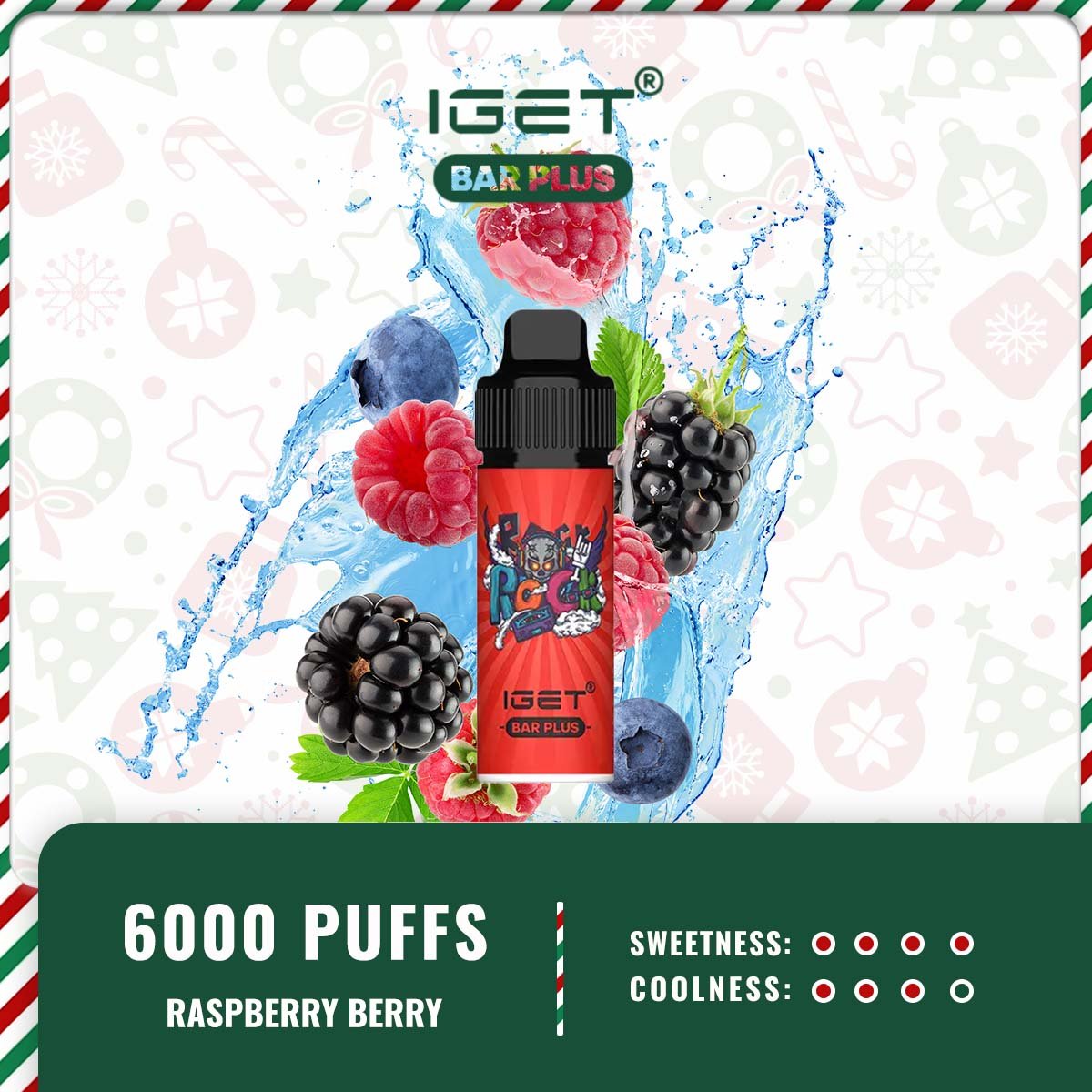 IGET BAR PLUS – RASPBERRY BERRY - Image 2