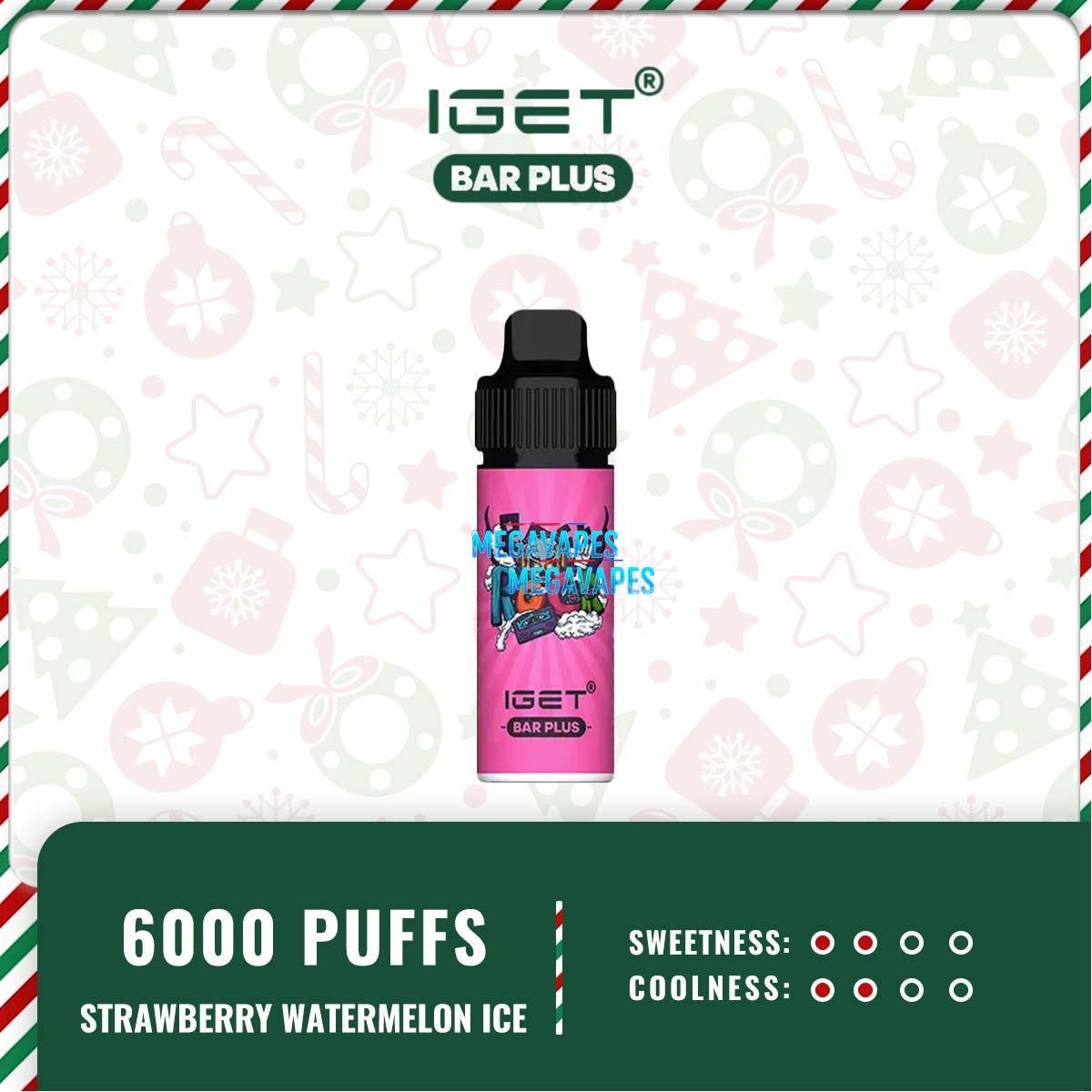 IGET BAR PLUS - STRAWBERRY WATERMELON ICE