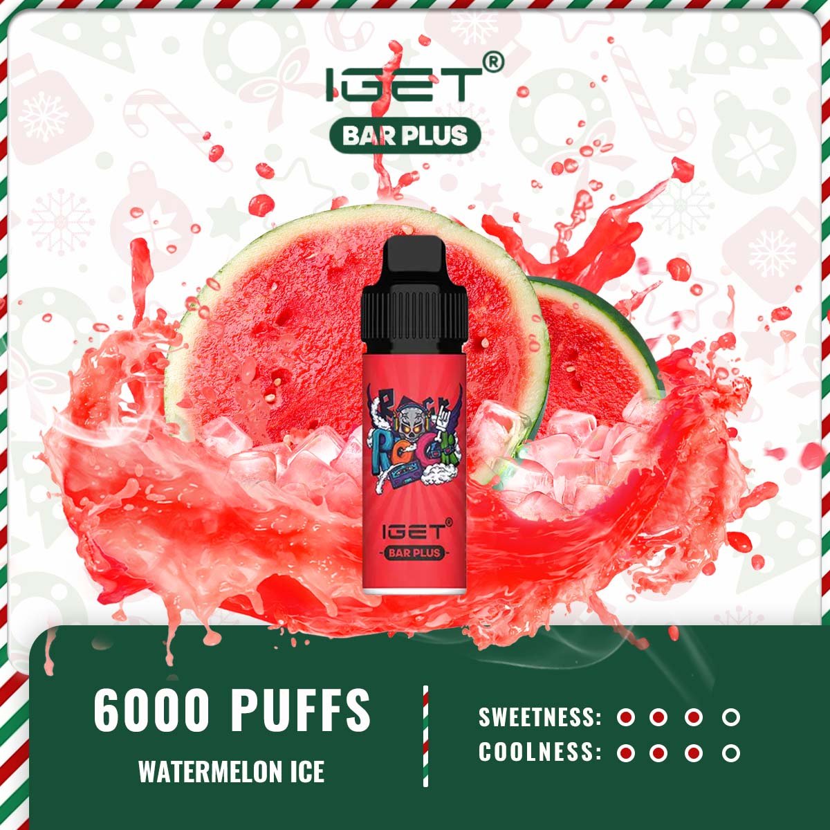 IGET BAR PLUS – WATERMELON ICE - Image 2