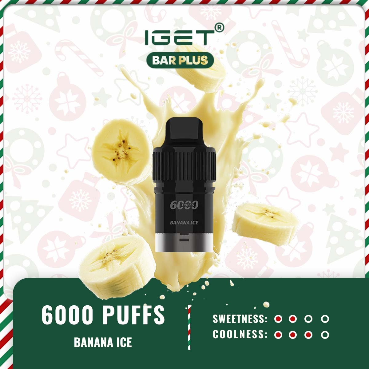 IGET BAR PLUS POD ONLY – BANANA ICE - Image 2