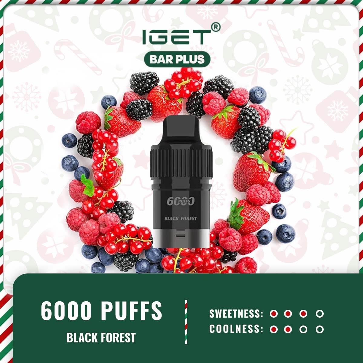 IGET BAR PLUS POD ONLY – BLACK FOREST - Image 2