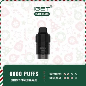 IGET BAR PLUS POD ONLY – CHERRY POMEGRANATE