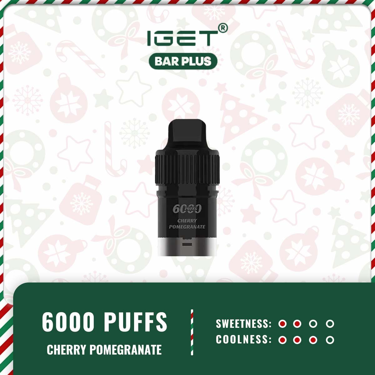 IGET BAR PLUS POD ONLY – CHERRY POMEGRANATE