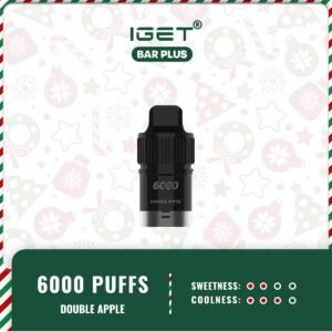IGET BAR PLUS POD ONLY – DOUBLE APPLE