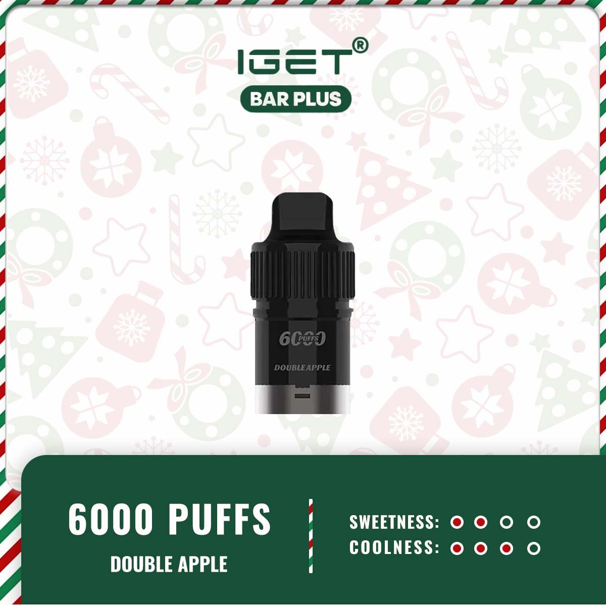 IGET BAR PLUS POD ONLY – DOUBLE APPLE