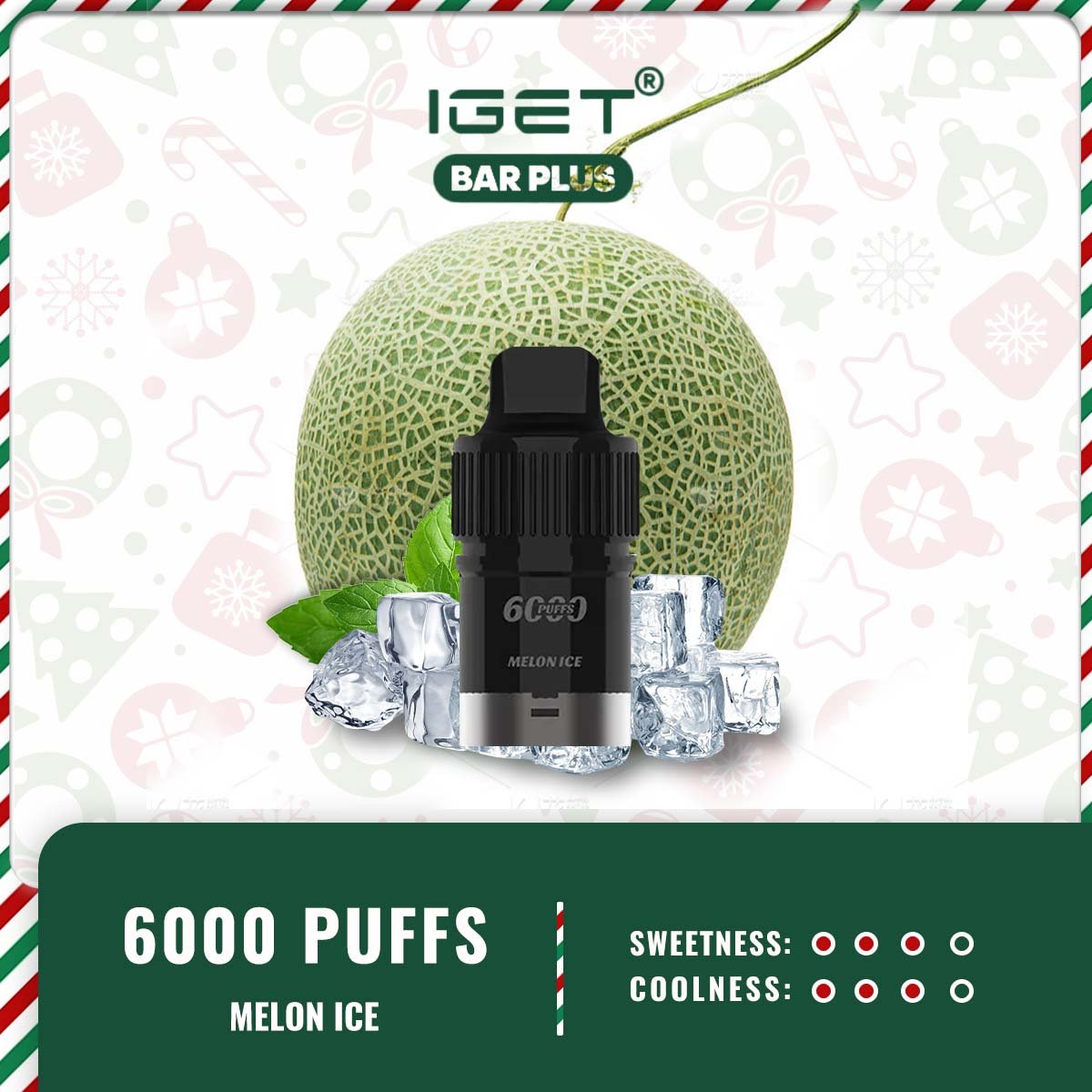 IGET BAR PLUS POD ONLY – MELON ICE - Image 2