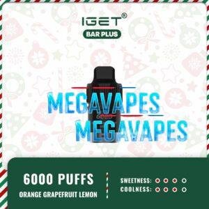 IGET BAR PLUS POD ONLY - ORANGE GRAPEFRUIT LEMON