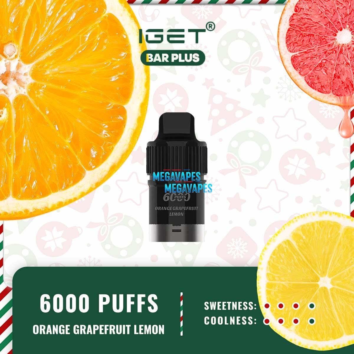 IGET-Bar-Plus-Pod-Only-6000-Puffs-Orange-Grapefruit-Lemon22.jpg - Mega Vapes Australia