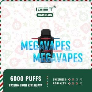 IGET BAR PLUS POD ONLY - PASSION FRUIT KIWI GUAVA