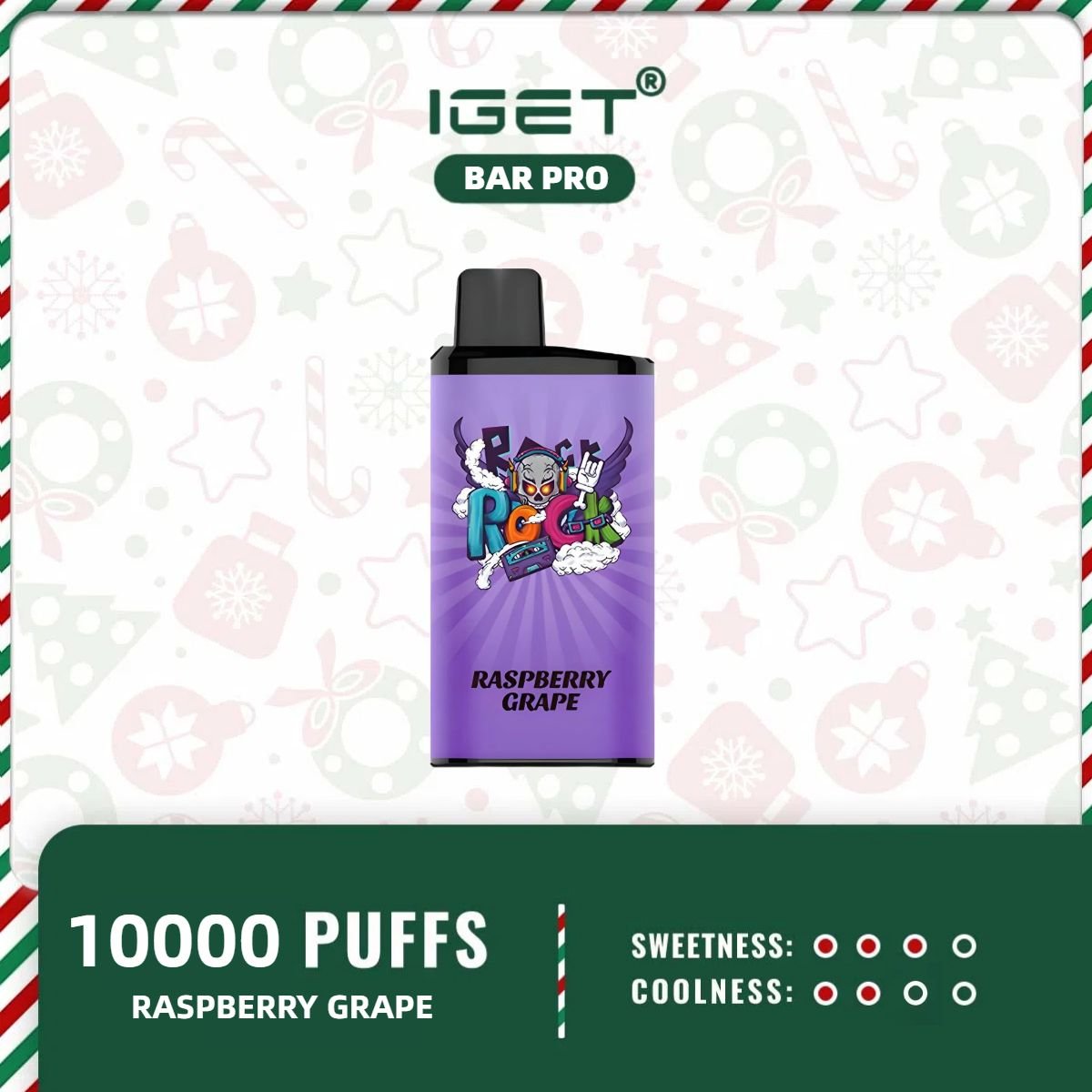 IGET BAR PRO – RASPBERRY GRAPE