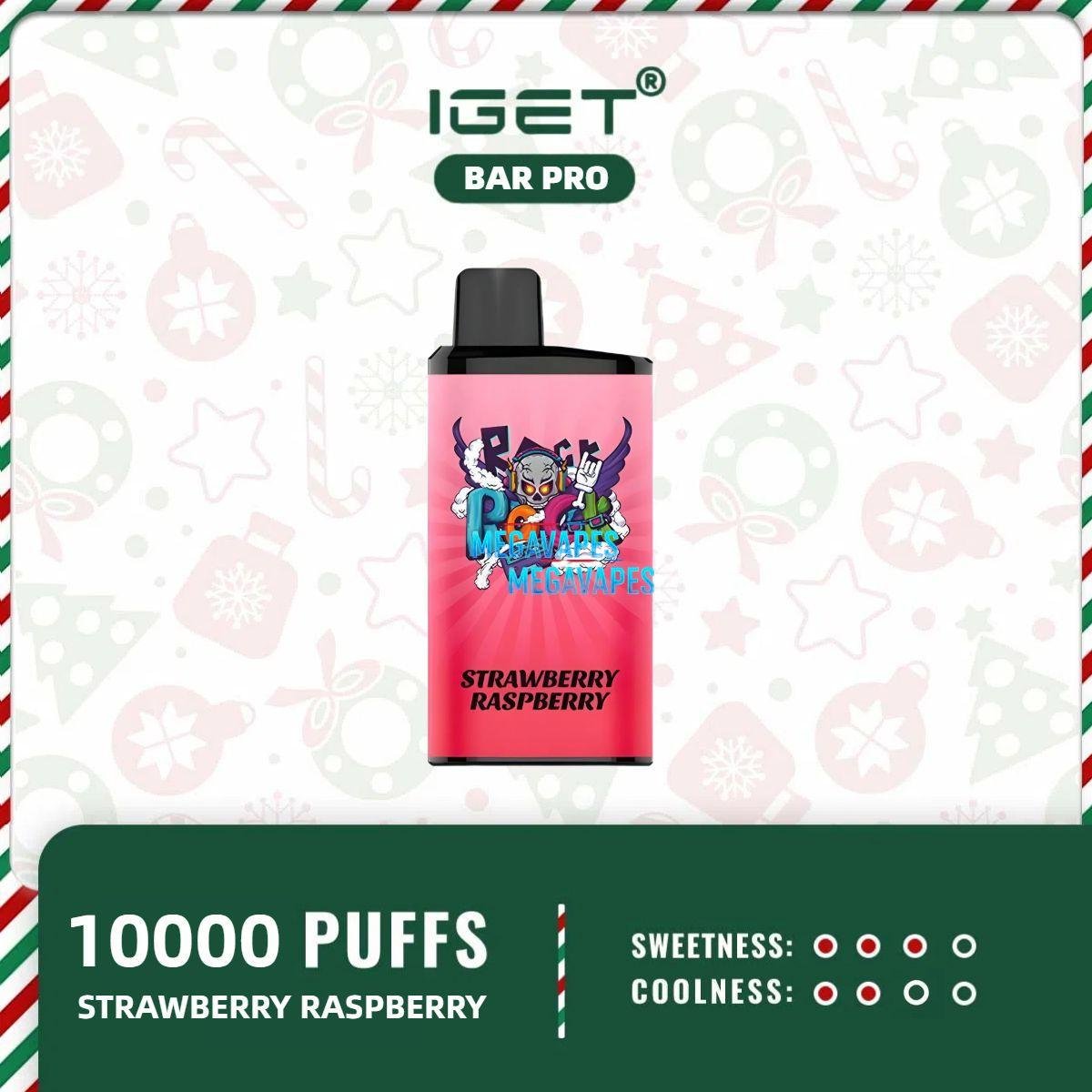 IGET-Bar-Pro-Strawberry-Raspberry-10000-puffs-IGET-Bars-Australia15.jpg - Mega Vapes Australia IGET BAR PRO - STRAWBERRY RASPBERRY – 10000 Puffs Berry Fusion Vape