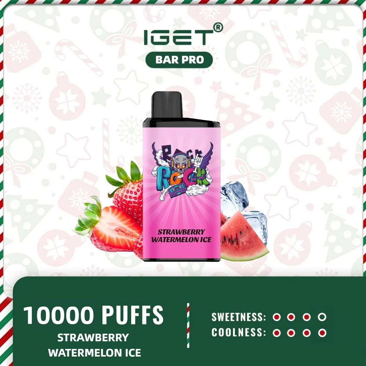 IGET BAR PRO – STRAWBERRY WATERMELON ICE - Image 2