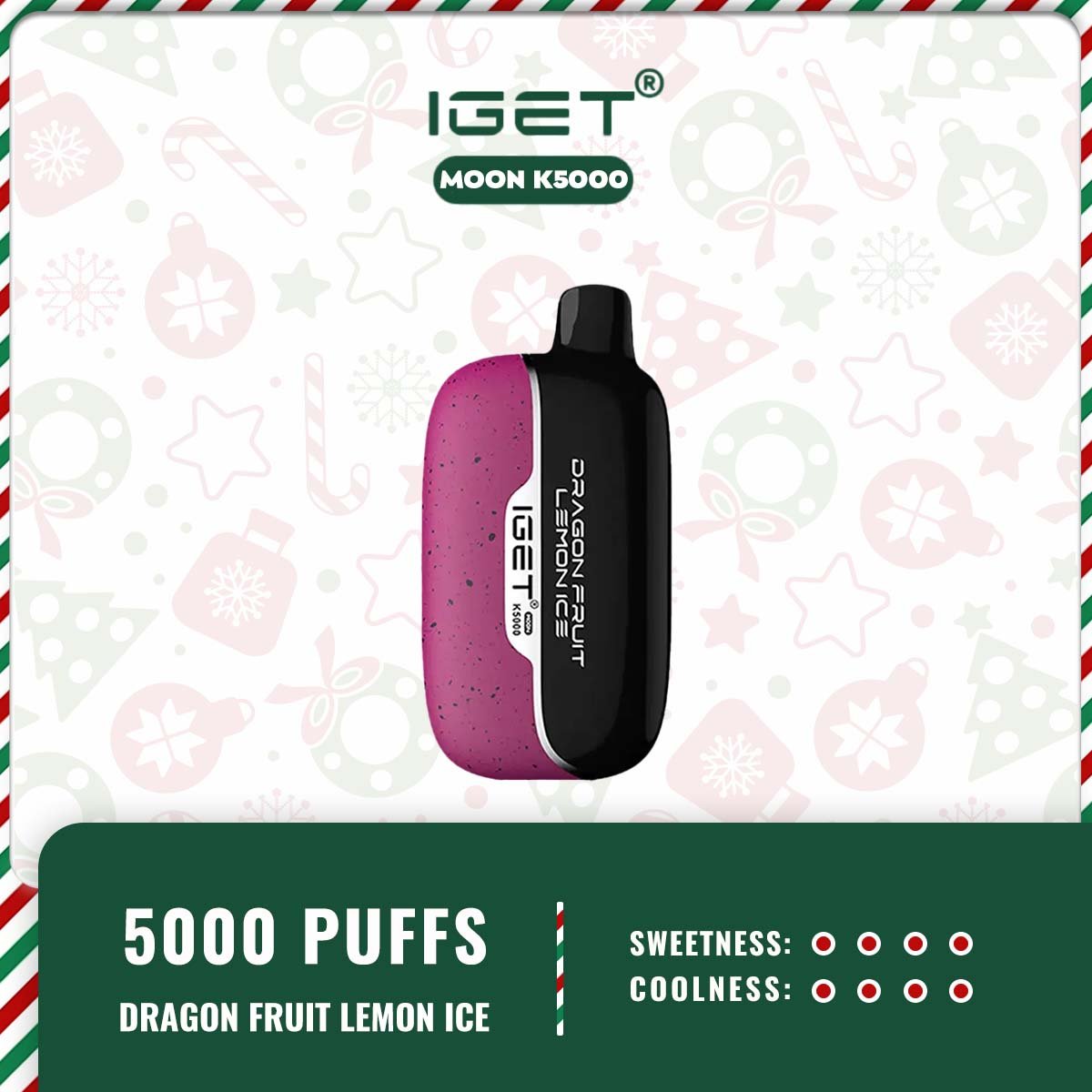 IGET MOON K5000 – DRAGON FRUIT LEMON ICE