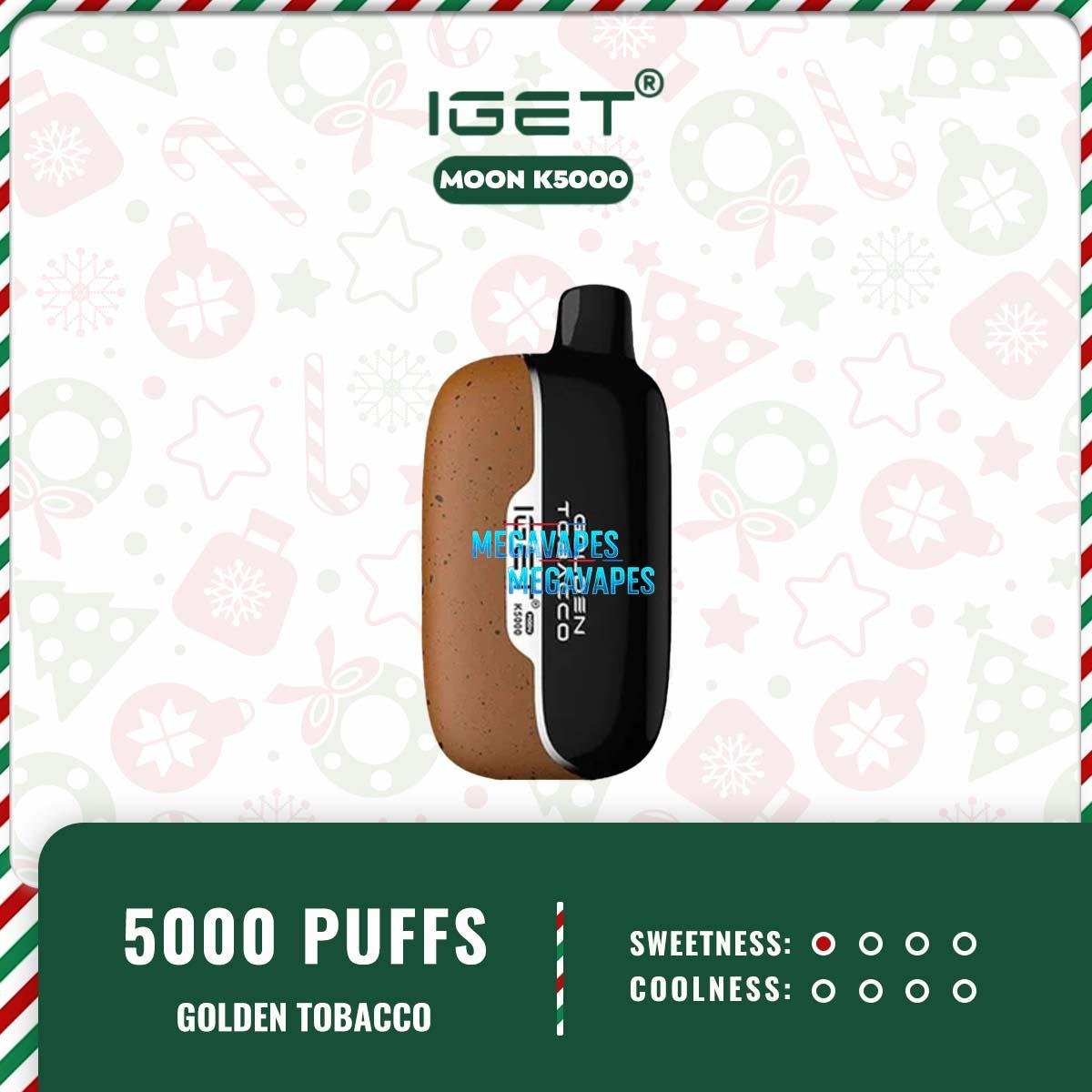 IGET MOON K5000 - GOLDEN TOBACCO