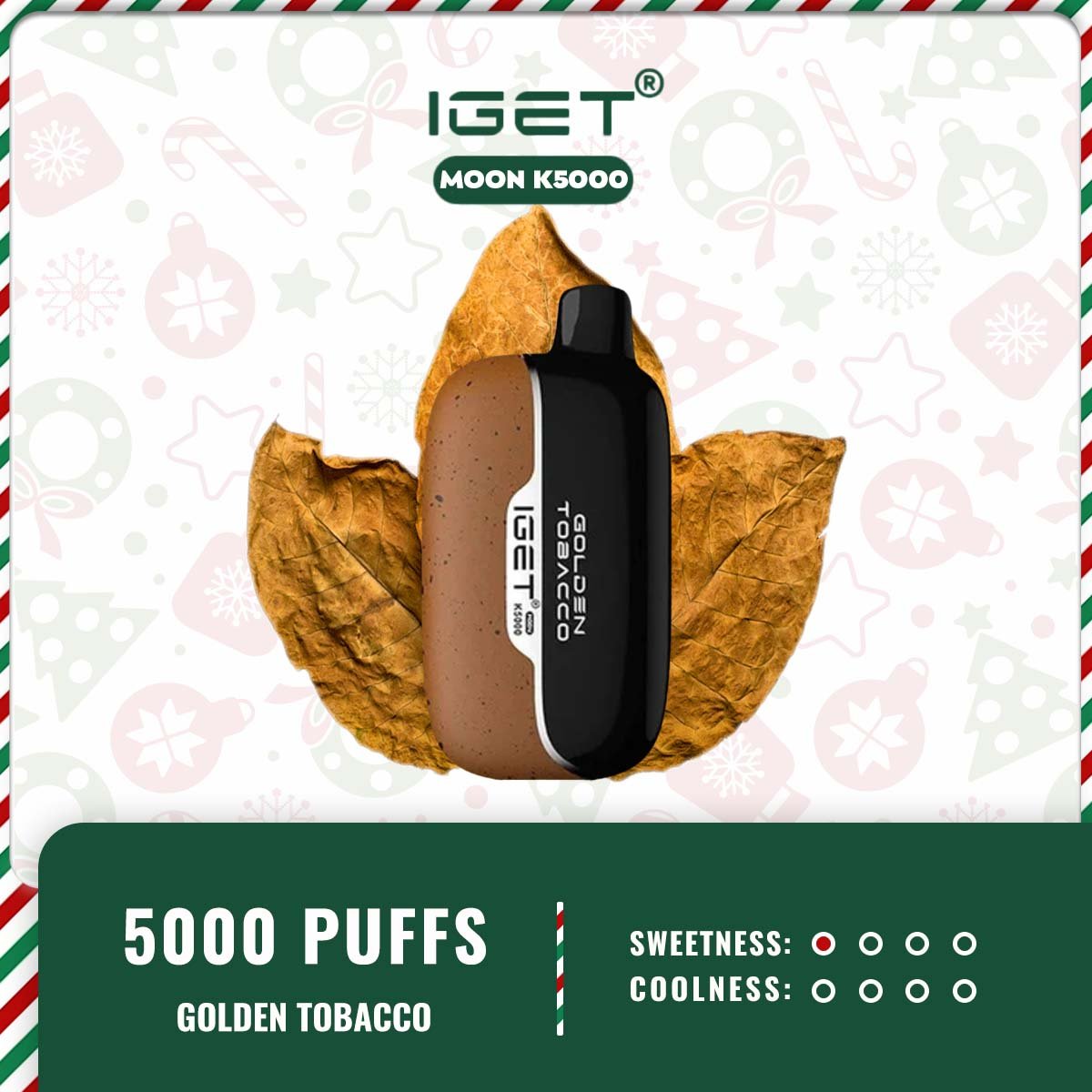 IGET MOON K5000 – GOLDEN TOBACCO - Image 2