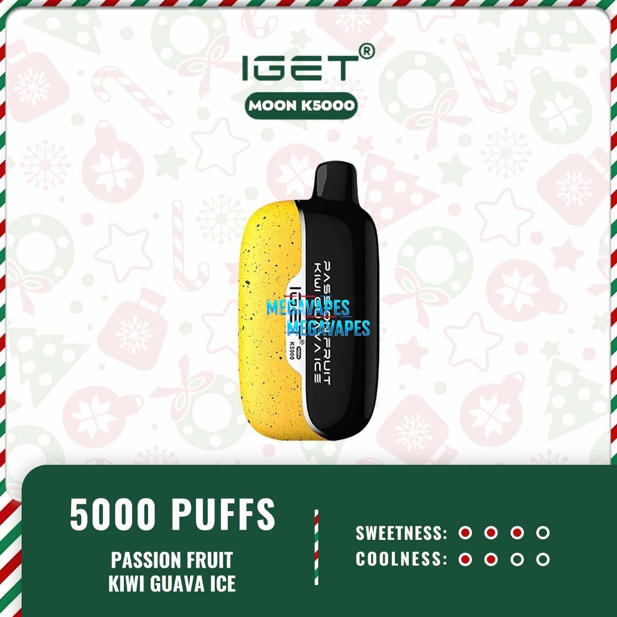 IGET MOON K5000 - PASSION FRUIT KIWI GUAVA ICE