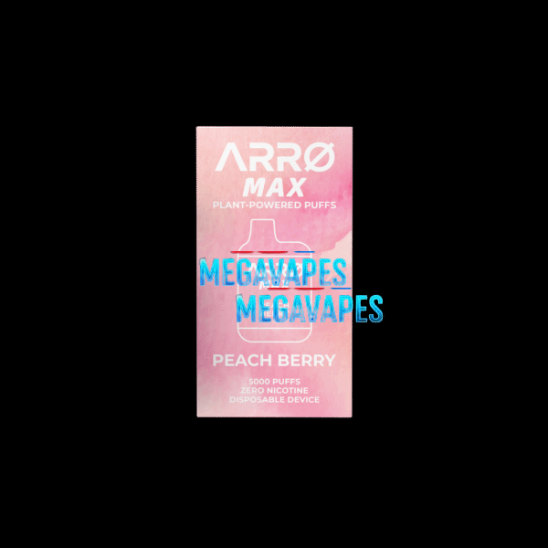 ARR MAX  Peach Berry (5,000 Puffs) - Nicotine-Free Vape - Mega Vapes  Australia