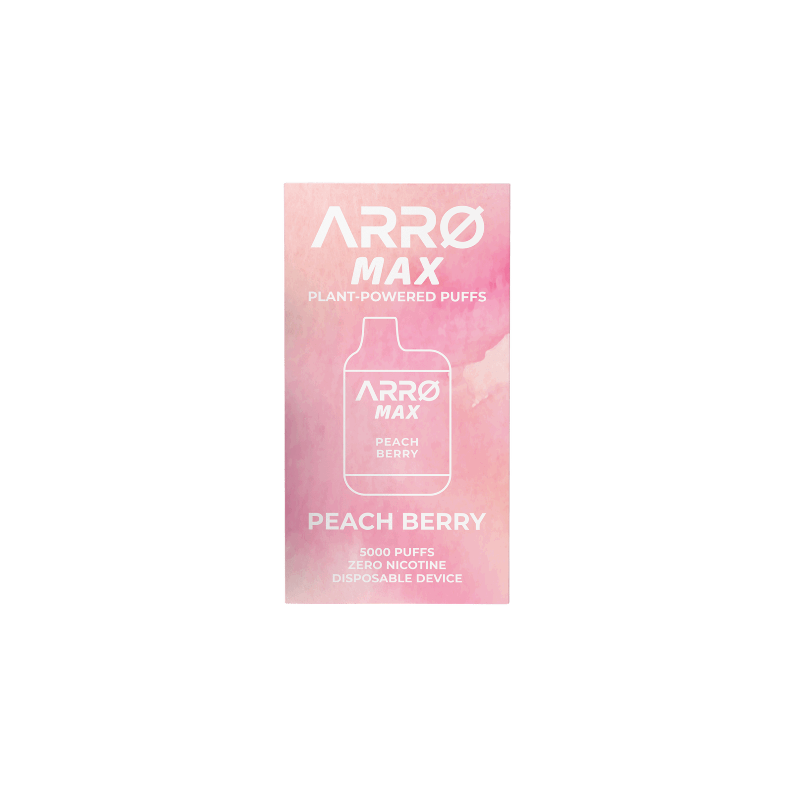 ARRØ MAX – Peach Berry (5,000 Puffs) Plant Powered Aromatherapy Device