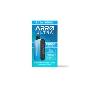 ARRØ Ultra – Baja Berry (15,000 Puffs) | Nicotine-Free Plant-Based Vape | ARRØ Ultra – Baja Berry