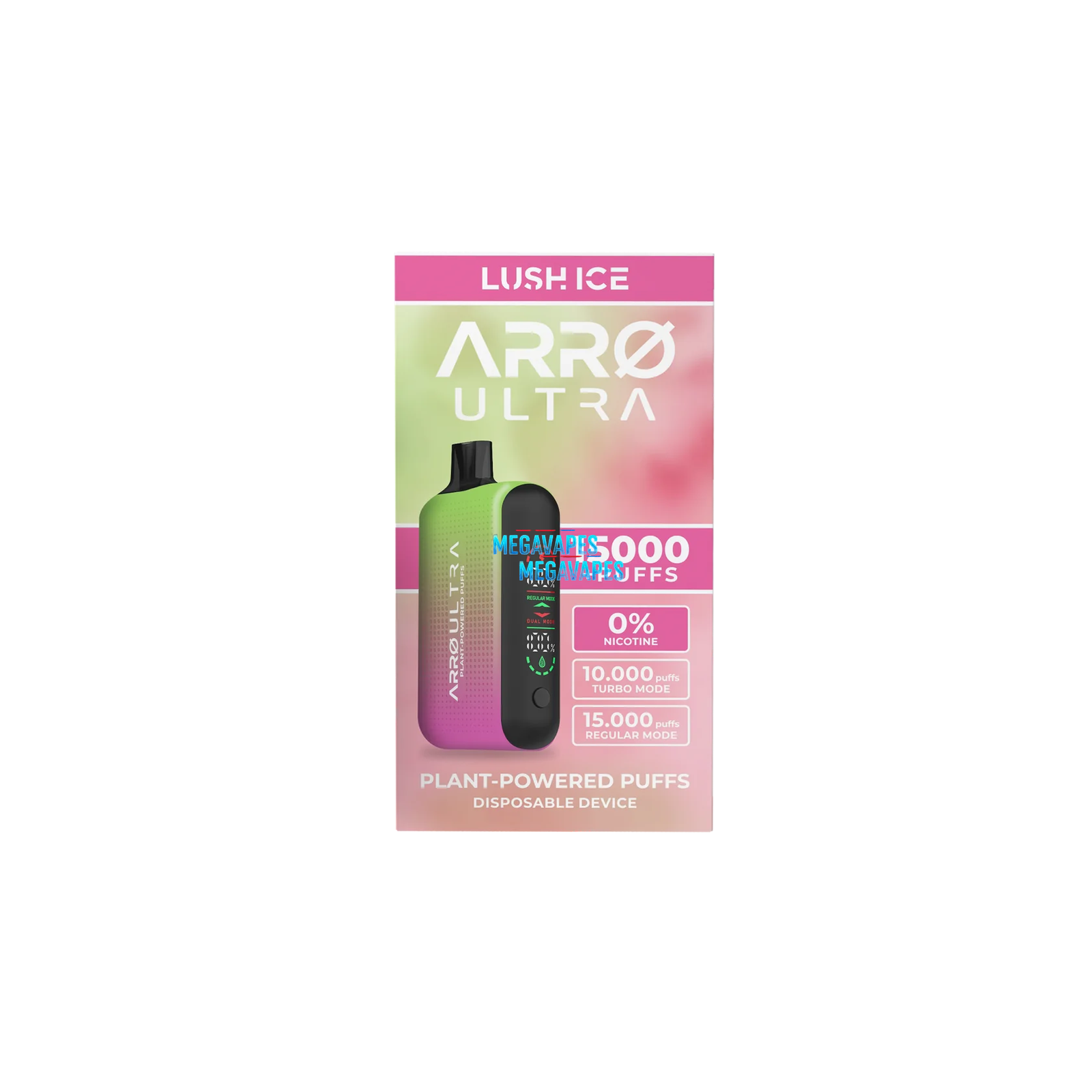 ARRØ Ultra – Lush Ice - Mega Vapes Australia Al Fakher Pro Max 12K Battery - Starting From $4.49