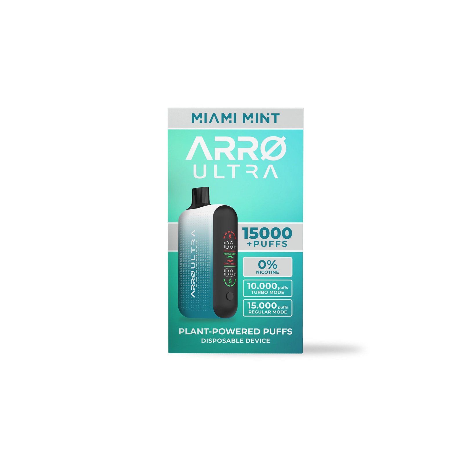 ARRØ Ultra – Miami Mint | ARRØ Ultra – Miami Mint | Nicotine-Free Vape (15,000 Puffs)