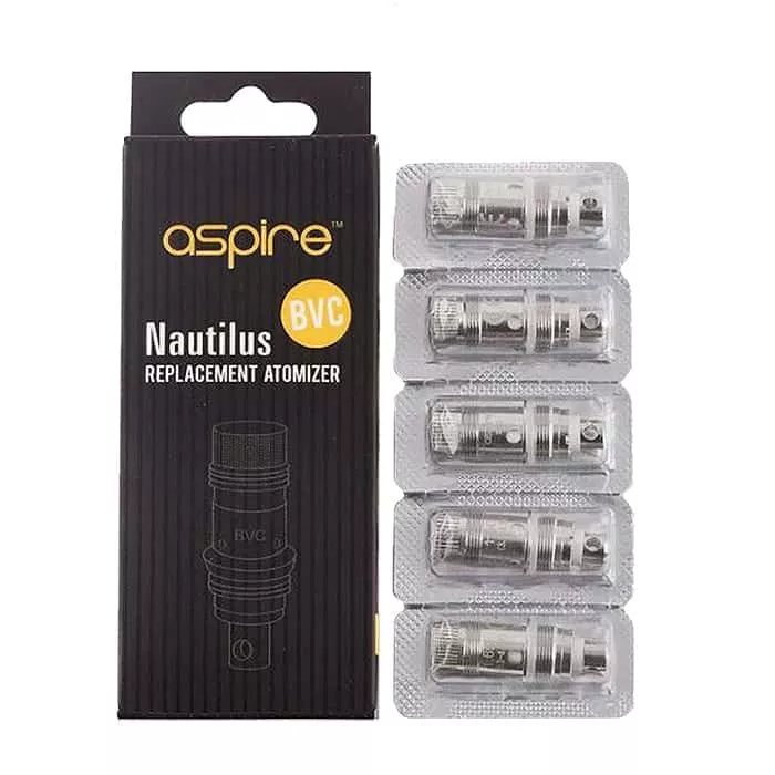 Aspire Nautilus BVC Coil - Mega Vapes Australia Aspire Nautilus BVC Coil – 0.7Ω / 1.6Ω / 1.8Ω | 5-Pack | Mega Vapes Australia