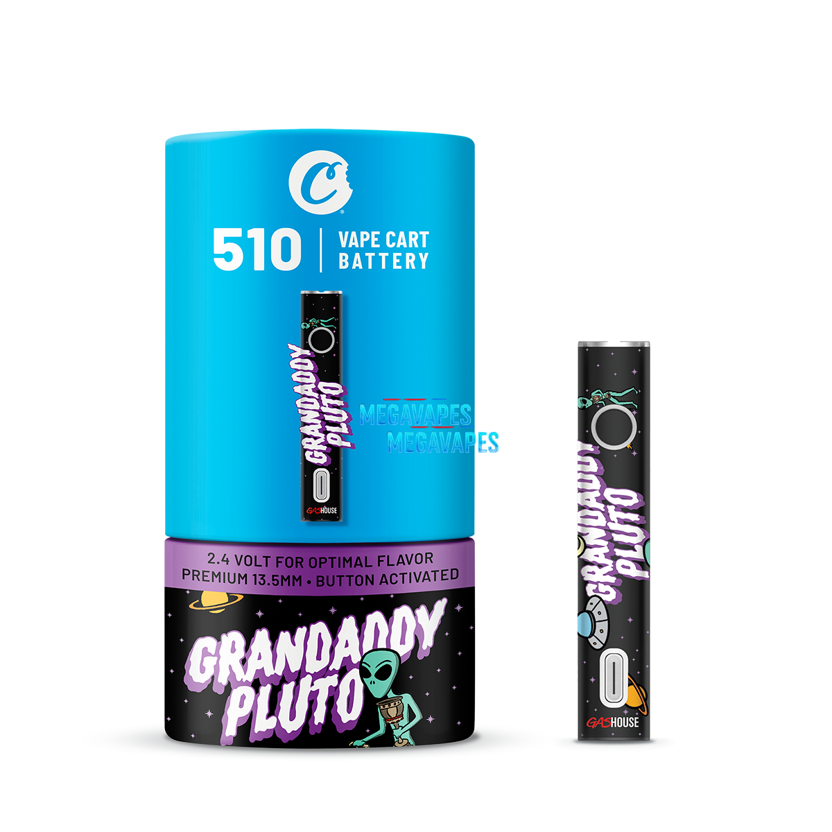 Batterie 510 COOKIES Granddady Pluto - Mega Vapes Australia Al Fakher Pro Max 12K Battery - Starting From $4.49