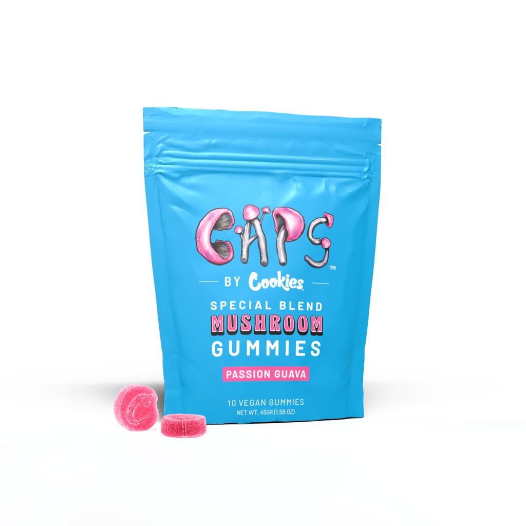 Cookies - Mushroom Gummy 6mg 10ct Bag - Passion Guava