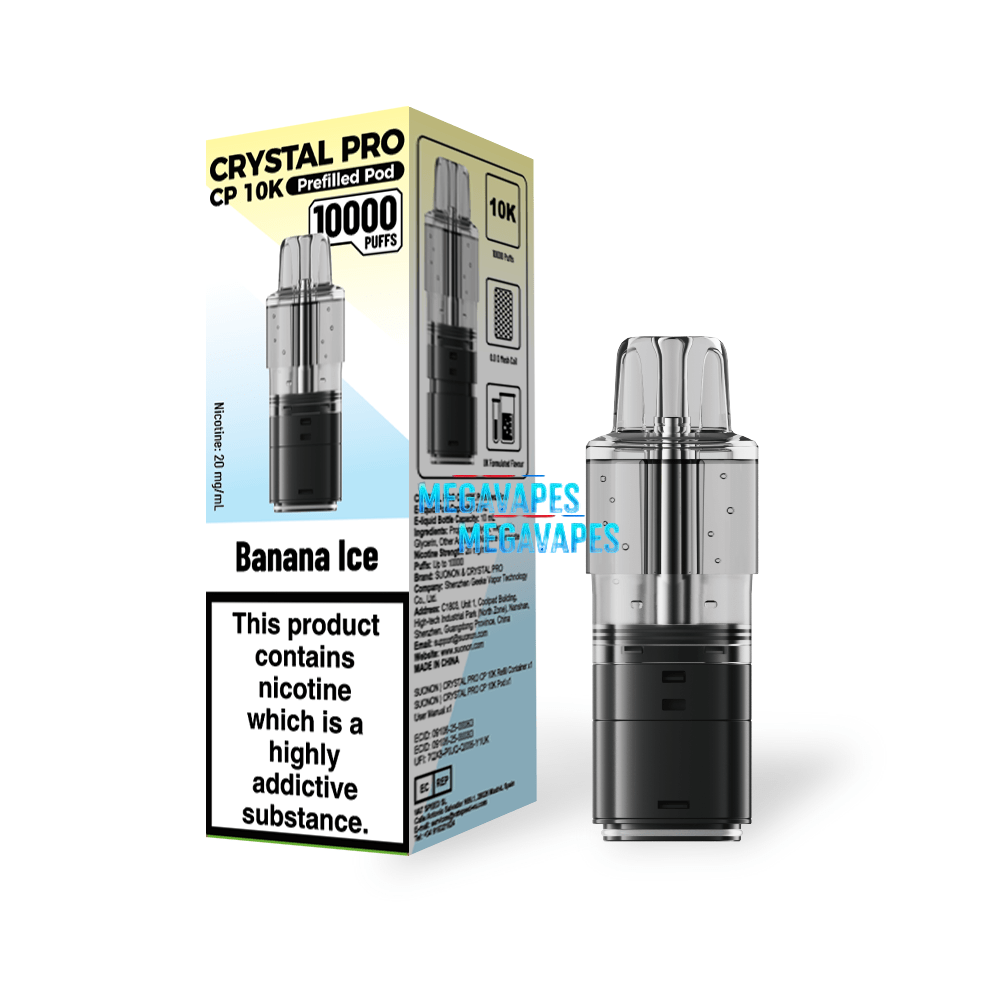 Crystal Pro CP 10k Replacement Pods - Mega Vapes Australia Al Fakher Pro Max 12K Battery - Starting From $4.49