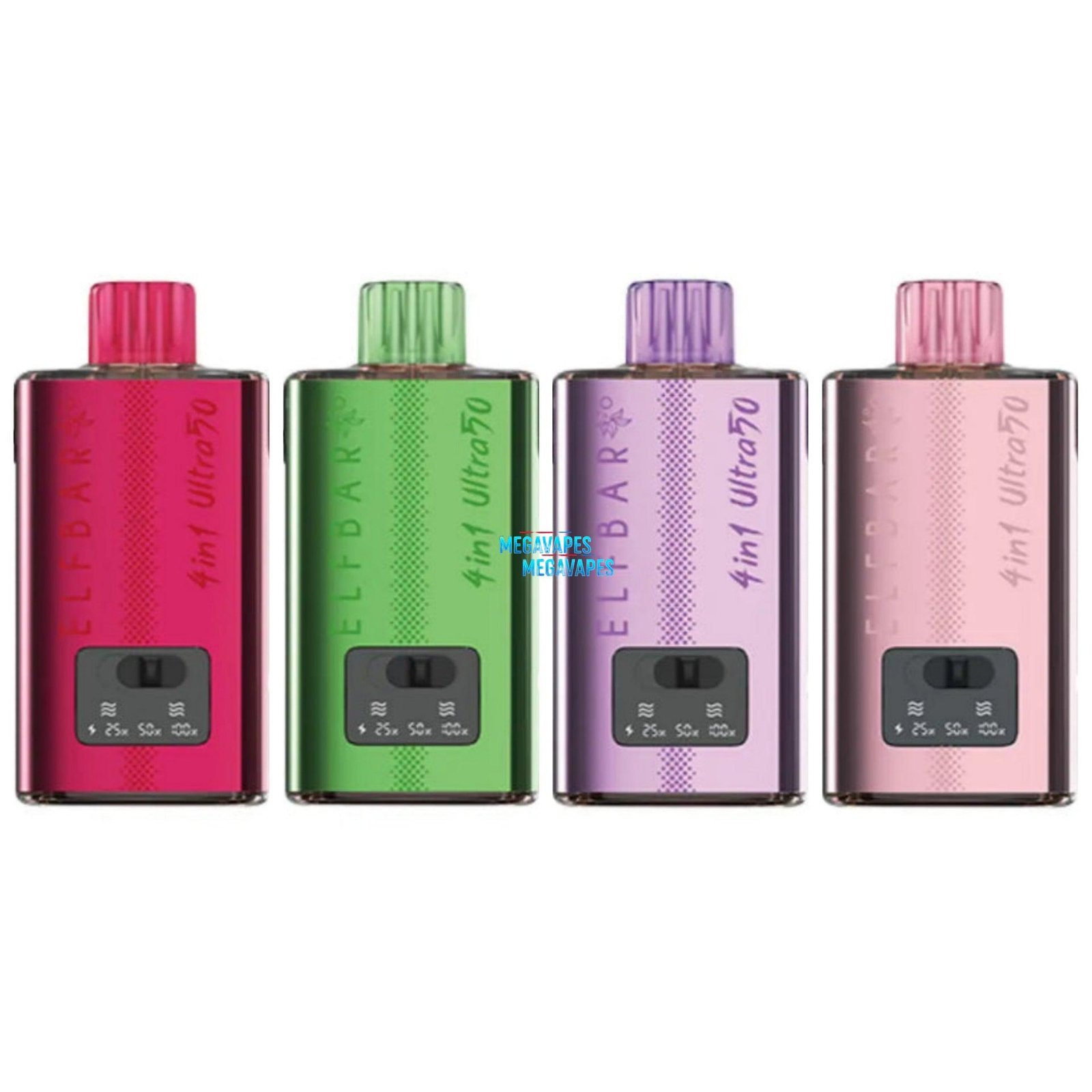 Elf Bar 4-in-1 Ultra 50 Prefilled Pod Kit - Mega Vapes Australia Al Fakher Pro Max 12K Battery - Starting From $4.49