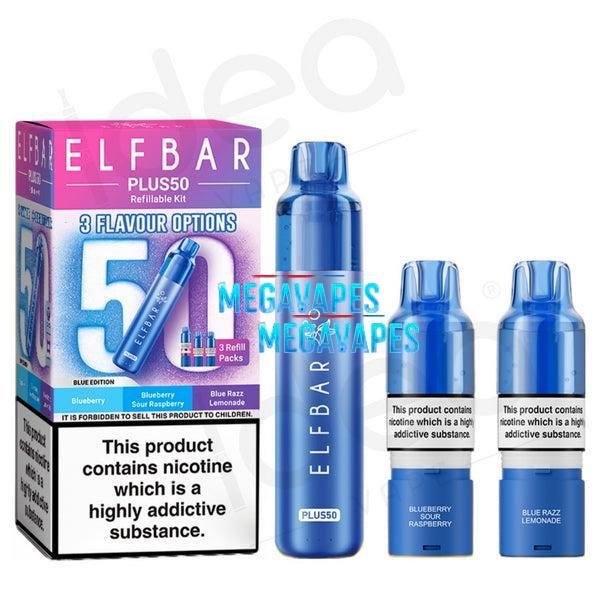 ELF BAR Plus 50 Prefilled Pod Vape Kit - Mega Vapes Australia Al Fakher Pro Max 12K Battery - Starting From $4.49