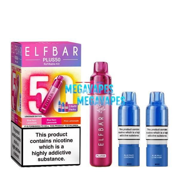 ELF BAR Plus 50 Prefilled Pod Vape Kit - Mega Vapes Australia Al Fakher Pro Max 12K Battery - Starting From $4.49