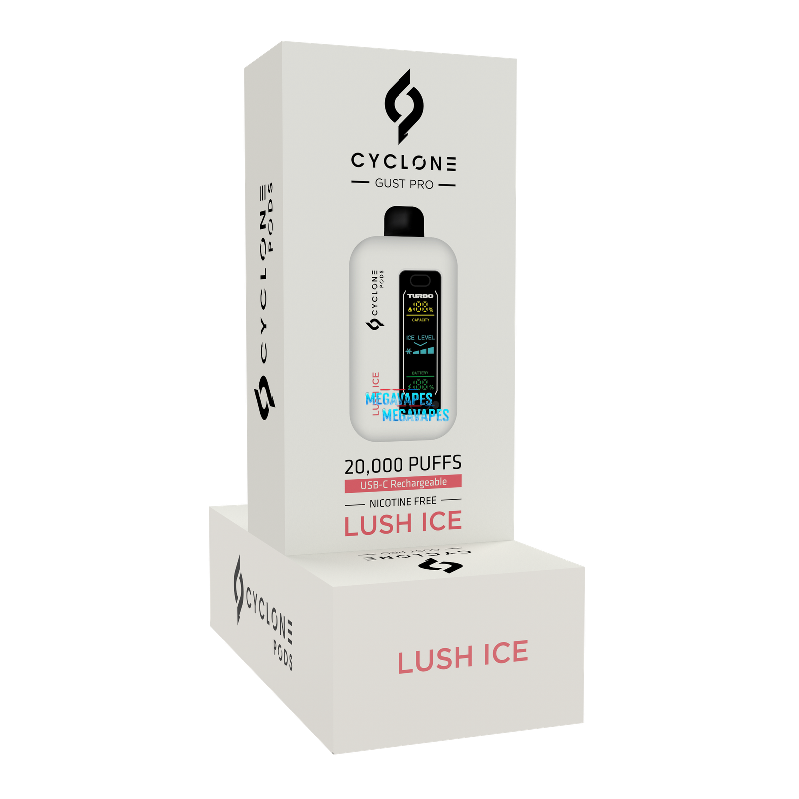 Gust Pro Lush Ice - Mega Vapes Australia Buy all-new Gust Pro from Cyclone Pods Now - Mega Vapes Australia