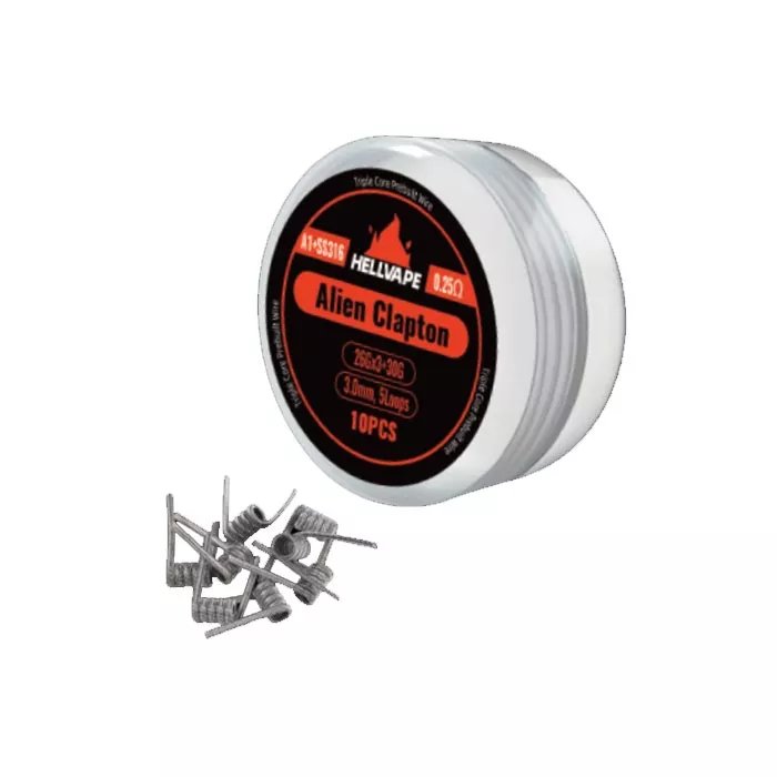 Hellvape A1 SS316 Triple Core Alien Clapton - Mega Vapes Australia Al Fakher Pro Max 12K Battery - Starting From $4.49