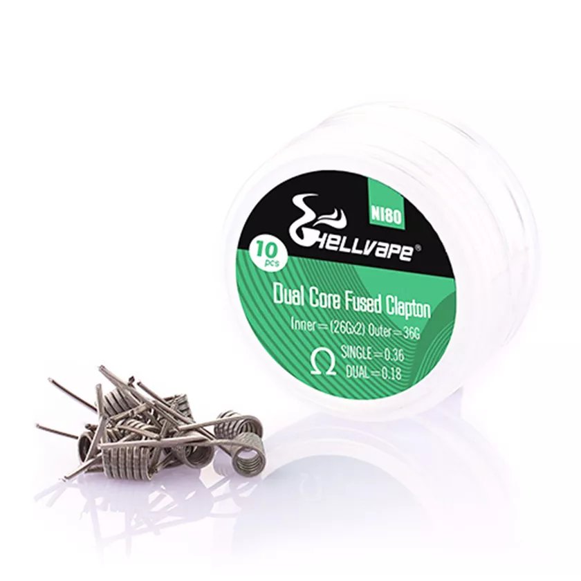 Hellvape Ni80 Dual Core Fused Clapton - Mega Vapes Australia Al Fakher Pro Max 12K Battery - Starting From $4.49