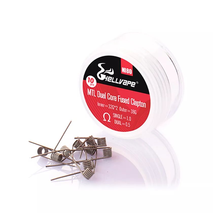 Hellvape Ni80 MTL Dual Core Fused Clapton - Mega Vapes Australia Al Fakher Pro Max 12K Battery - Starting From $4.49