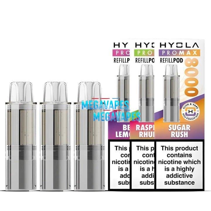 Hyola Pro Max 8000 Replacement Pods - Mega Vapes Australia Al Fakher Pro Max 12K Battery - Starting From $4.49