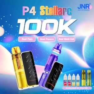 JNR P4 Stellarc 100K Refillable VAPE (BOX OF 3)