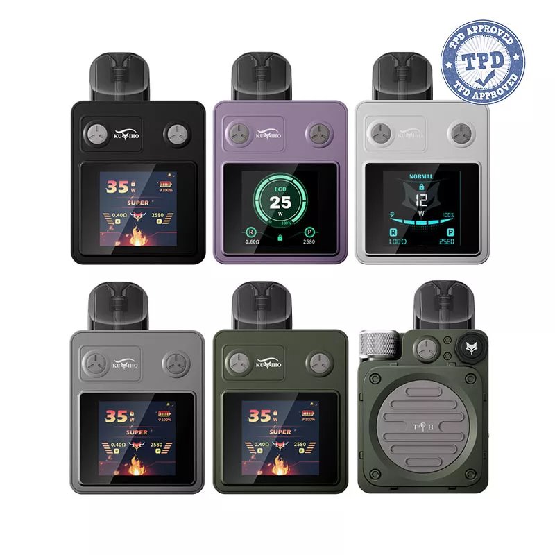 Kumiho THOTH T Pro Pod System Kit 1300mAh 2ml - Mega Vapes Australia Buy Kumiho THOTH T Pro Pod System Kit 1300mAh 2ml Now Australia