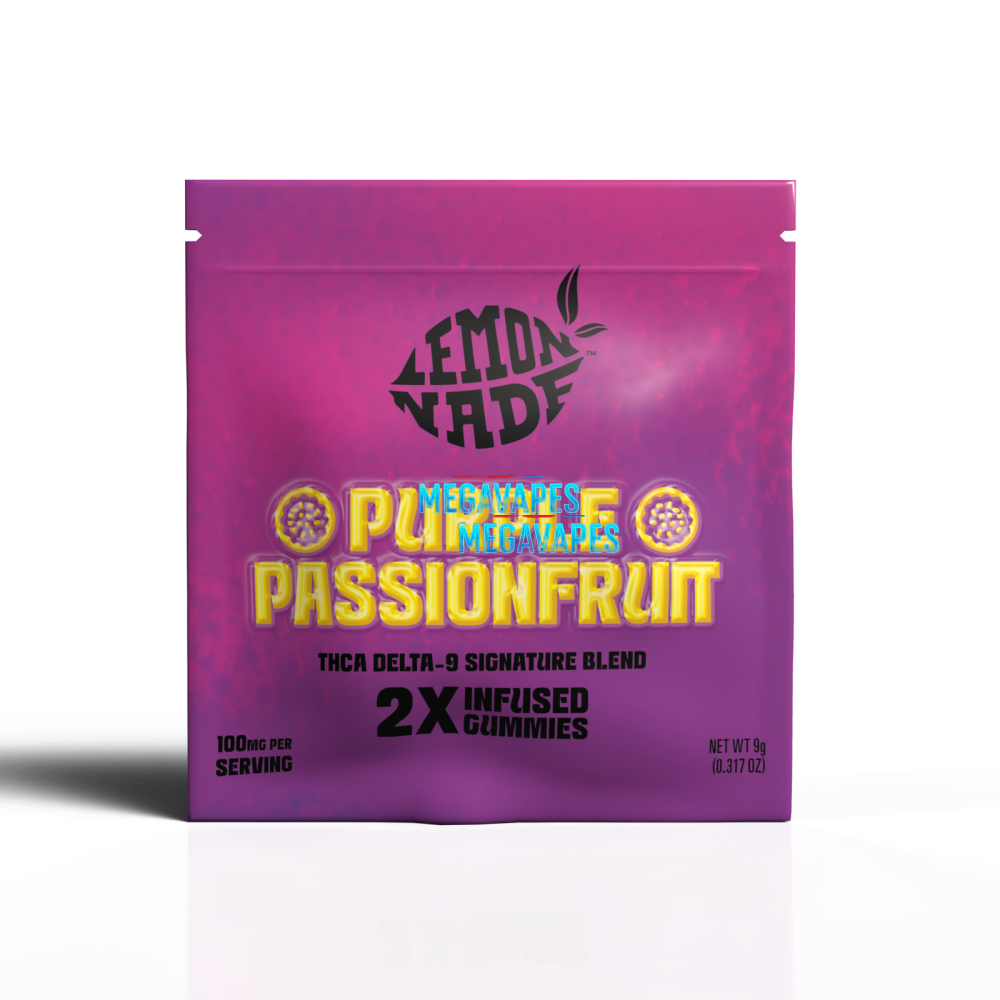 LemonNade - THCA Delta 9 Blend Gummies - Purple Passionfruit - Mega Vapes Australia Al Fakher Pro Max 12K Battery - Starting From $4.49