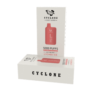Nicotine Free Gust Super Lychee Ice Rechargeable Disposable