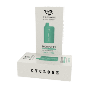 Nicotine Free Gust Super Menthol Rechargeable Disposable Vape