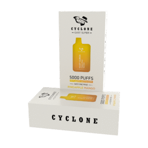 Nicotine Free Gust Super Pineapple Mango Rechargeable Disposable