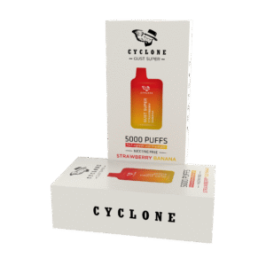 Nicotine Free Gust Super Strawberry Banana Rechargeable Disposable Vape