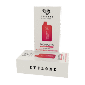 Nicotine Free Gust Super Watermelon Raspberry Rechargeable Disposable