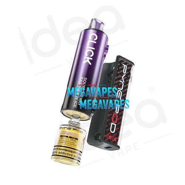 PYNE Pod Click 50K Vape Kit - Mega Vapes Australia Al Fakher Pro Max 12K Battery - Starting From $4.49