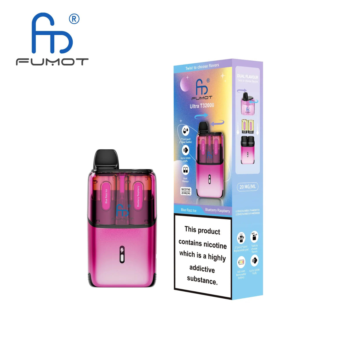 RandM Fumot T32,000 Ultra VAPE - (BOX OF 5)