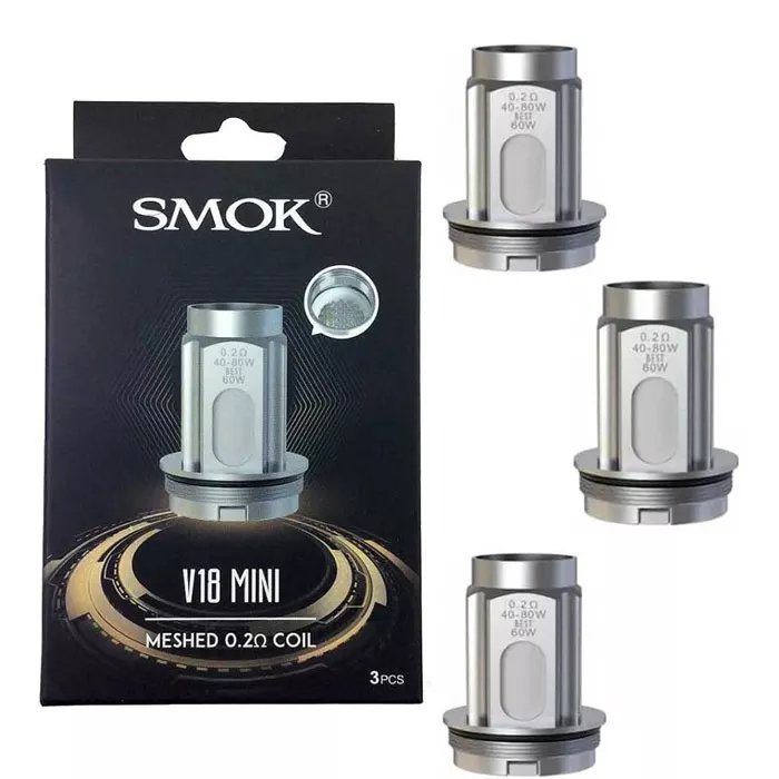 Smok TFV18 Mini Meshed Coil - Mega Vapes Australia Al Fakher Pro Max 12K Battery - Starting From $4.49