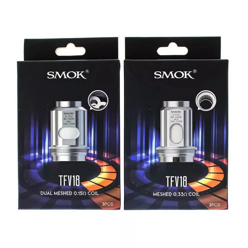 SMOK TFV18 Tank Replacement Coil(3pcs/pack) - Mega Vapes Australia Al Fakher Pro Max 12K Battery - Starting From $4.49